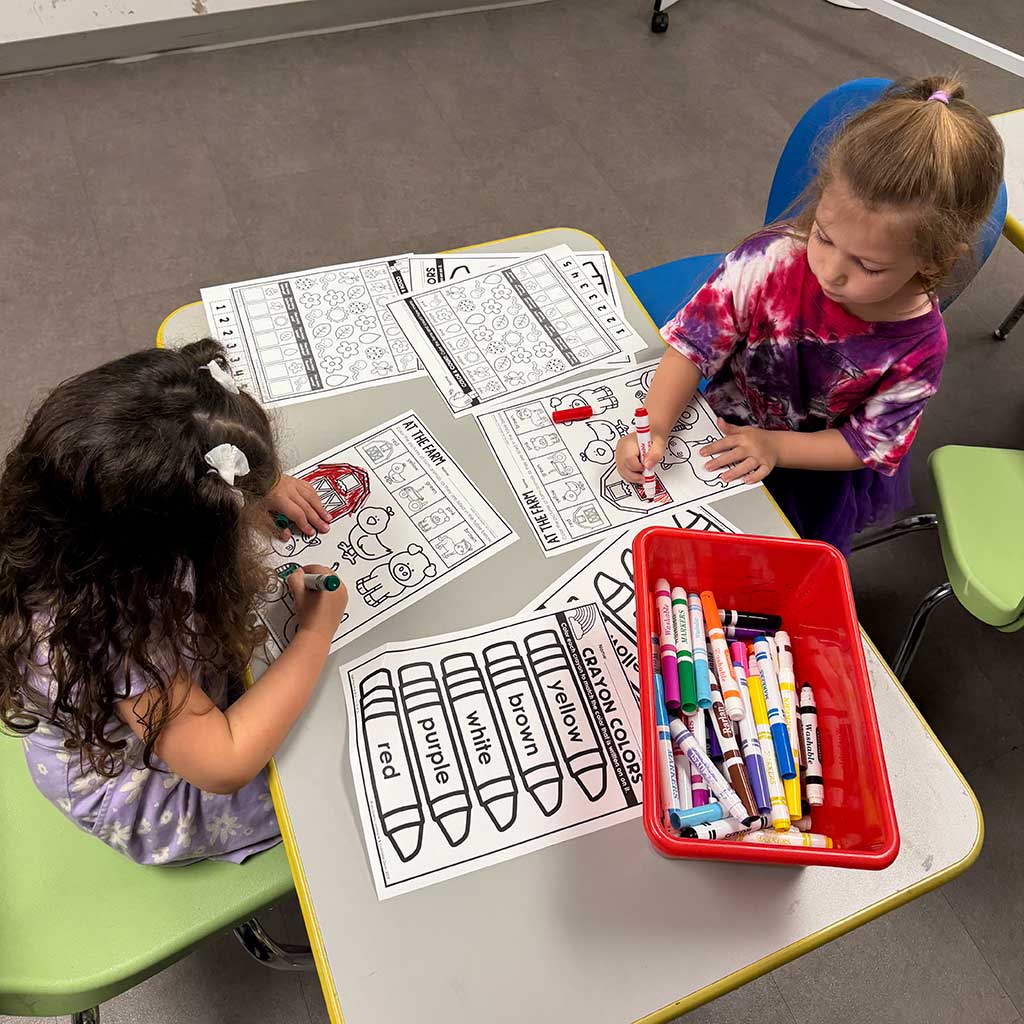 Independent Work Kids engaged with independent work
