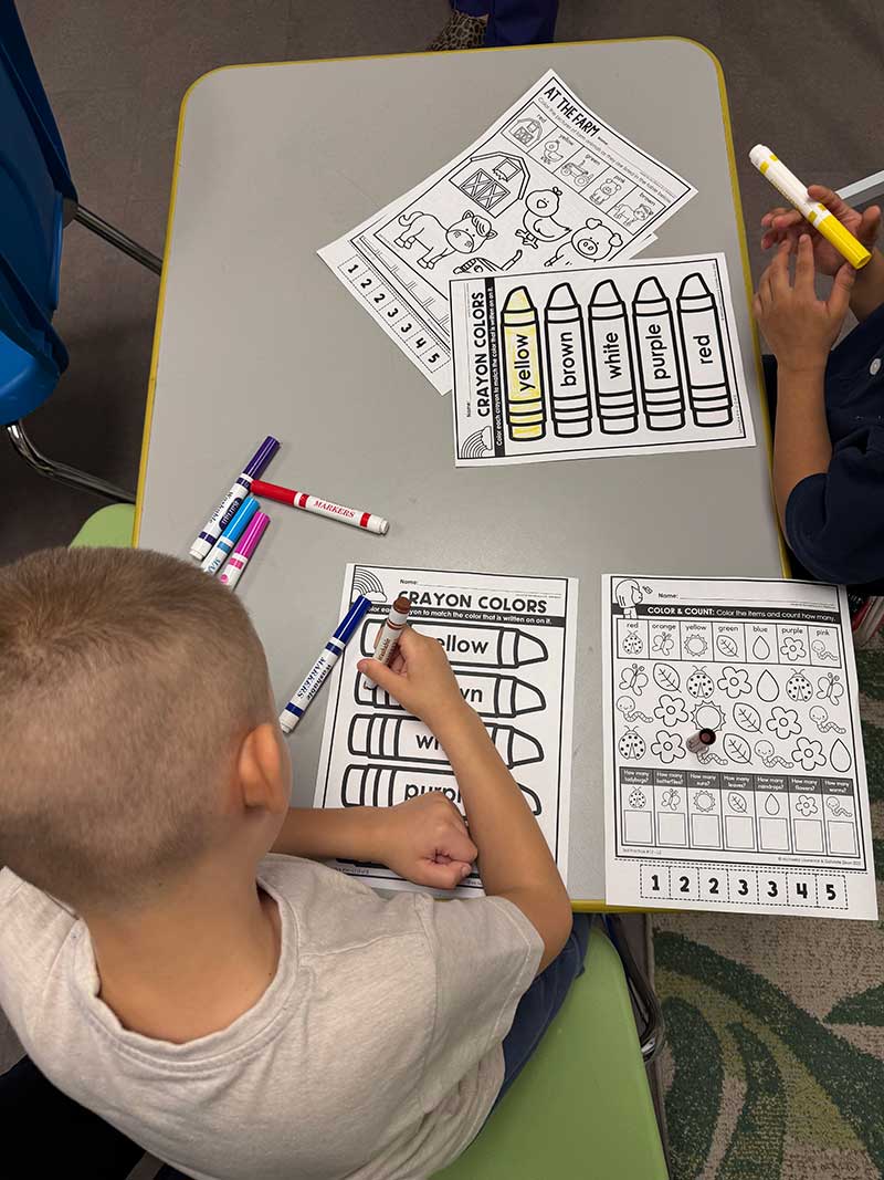 Therapy For Life classroom kids engaged